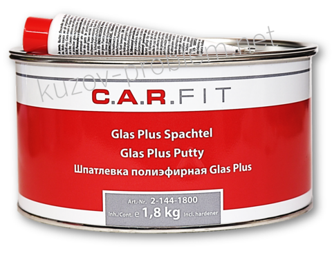 Шпатлевка со стекловолокном 1,8кг с отверд Карфит 2-144-1800 CarFit