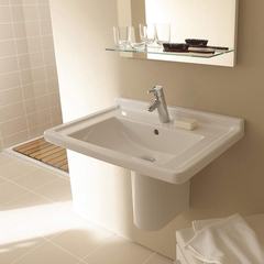 Duravit Starck 3 304700000 Раковина 700х490 мм, с переливом, с 1 отв под смеситель, цвет белый фото