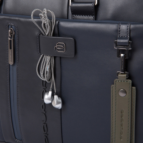 Сумка мужская Piquadro Urban, синий, кожа натуральная (CA3339UB00/BLU)