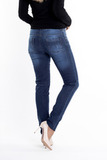 Джинсы для беременных (SLIM) 08907 синий