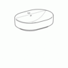 Geberit VariForm 500.777.01.2 Раковина с установкой на столешницу эллиптической формы, 60х45 см, с отв. под смеситель, с отв. перелива