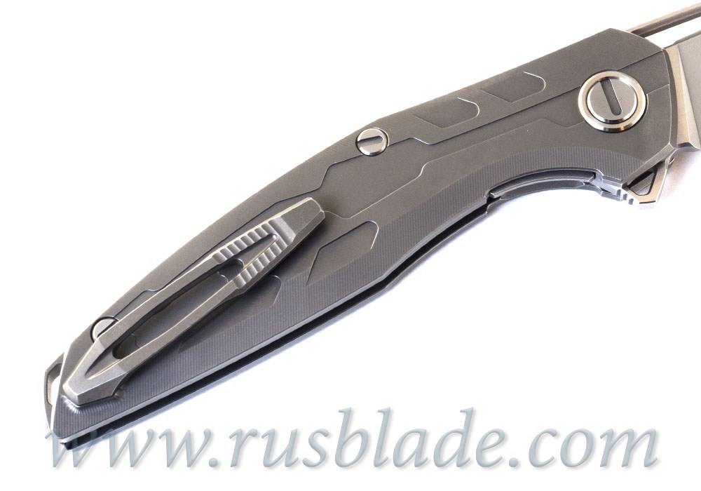 CUSTOM Shirogorov 111 Ti KNIFE S90V SRRBS - фотография 