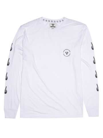 VISSLA Hand Made Stoke LS PKT Tee