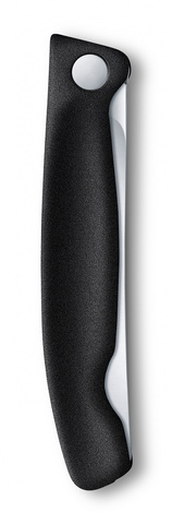 Нож кухонный складной Victorinox Classic, 110 mm, Wavy Edge, Black (6.7833.FB)