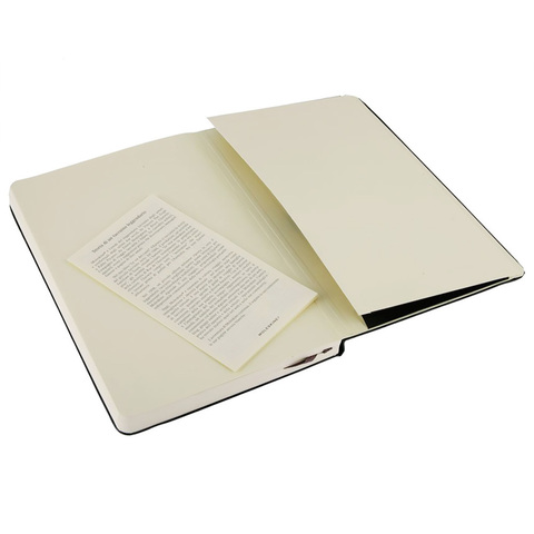 Блокнот Moleskine Classic Large, цвет черный, без разлиновки
