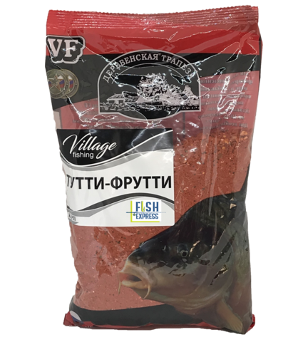 VF Карп тутти-фрутти (крупная фракция) 0,9кг/10шт/уп цвет прикормки красный