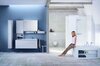 Geberit Acanto 500.638.01.2 Высокий шкафчик с двумя выдвижными ящиками 22x173x47.6см, белый / ультраглянцевый лакированный, белый / глянцевое стекло