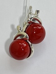 Виола (серьги из серебра)
