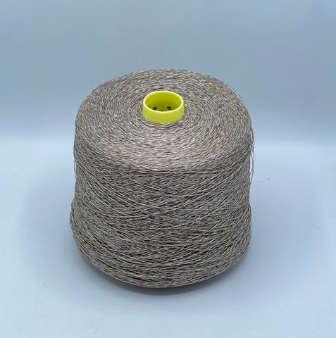 Бобинная пряжа, Frescolino, 500м, 100%Лен, Мультиколор, 39993