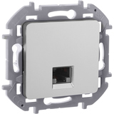Розетка компьютерная RJ45 категория 6 UTP - Legrand Inspiria - алюминий — фото 3