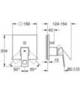 GROHE Eurocube 24062000 Смеситель для душа встраиваемый на 2 потребителя