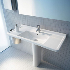 Duravit Starck 3 304800000 Раковина 850х485 мм, с переливом, с 1 отв под смеситель, цвет белый фото