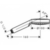 Hansgrohe Crometta 26333400 Душ ручной 10х10 см