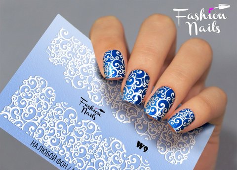 Слайдер-дизайн Fashion Nails Серия W № 9