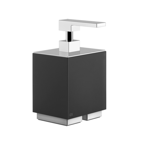 Gessi Rettangolo 20838#031 Дозатор для жидкого мыла настольный, цвет: хром/черный