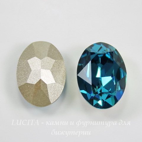 4120 Ювелирные стразы Сваровски Indicolite  (18х13 мм)