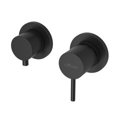 Cezares LEAF-VDIM3-L-NOP Встраиваемый однорычажный смеситель на 3 выхода, цвет: чёрный фото