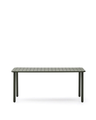 Уличный стол Brai из оцинкованной стали зелёного цвета 180 x 90 см
