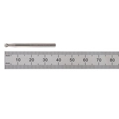 Бор-фреза твердосплавная D(KUD) 3,0x3,0x33x3мм HM H-Tools 116052HT