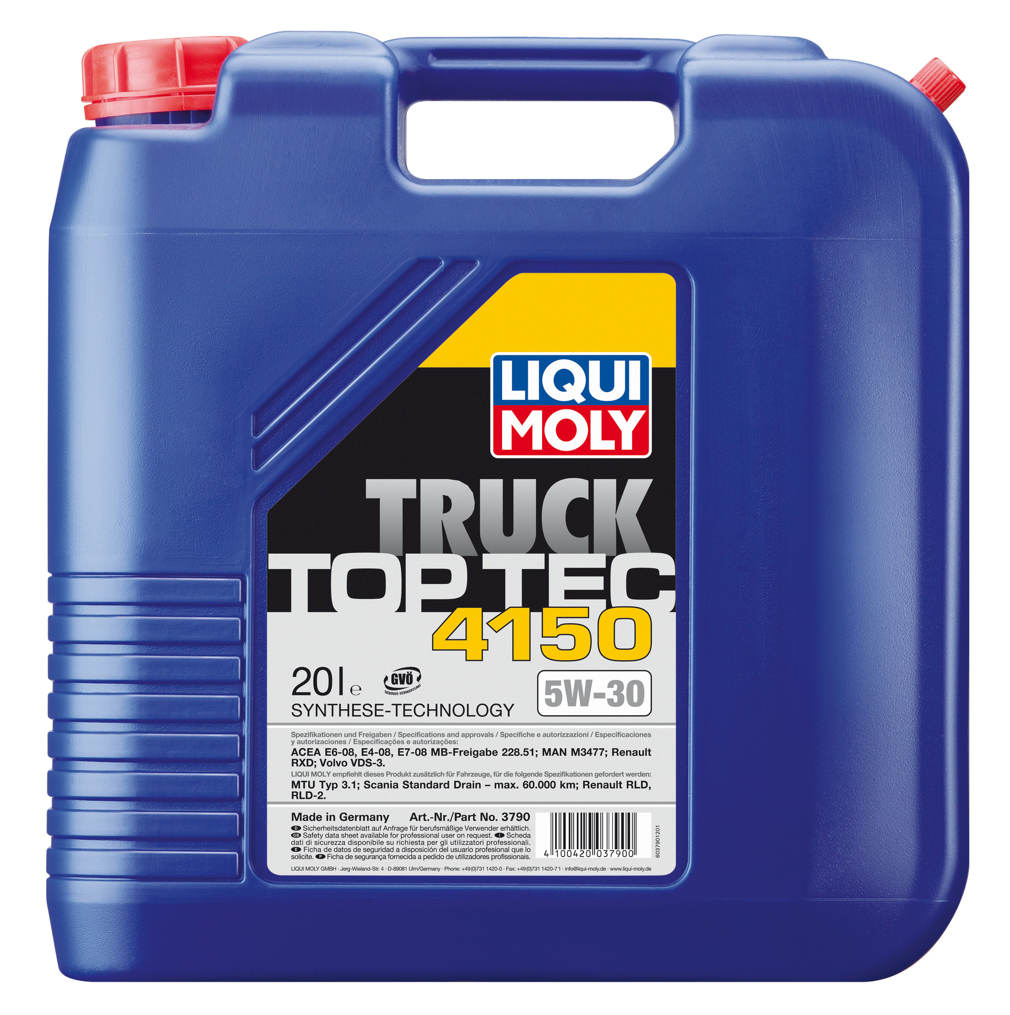 Liqui Moly Top Tec Truck 4150  5W30  Синтетическое моторное масло