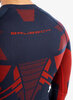 Мужской термолонгслив Brubeck Dry navy-red - 10