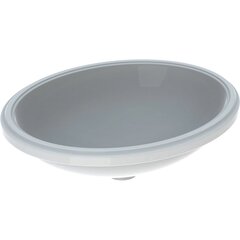 Geberit VariForm 500.754.01.2 Раковина с установкой под столешницу овальной формы, 50х40 см, без отв. под смеситель, без отв. перелива фото