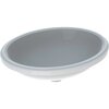 Geberit VariForm 500.754.01.2 Раковина с установкой под столешницу овальной формы, 50х40 см, без отв. под смеситель, без отв. перелива
