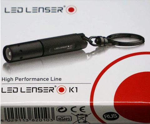 Фонарь ручной Led Lenser K1 черный лам.: светодиод  LR41x4 (8201)