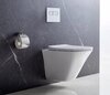 BelBagno Marmi BB052CHR Чаша унитаза подвесного безободкового с креплением, цвет: белый