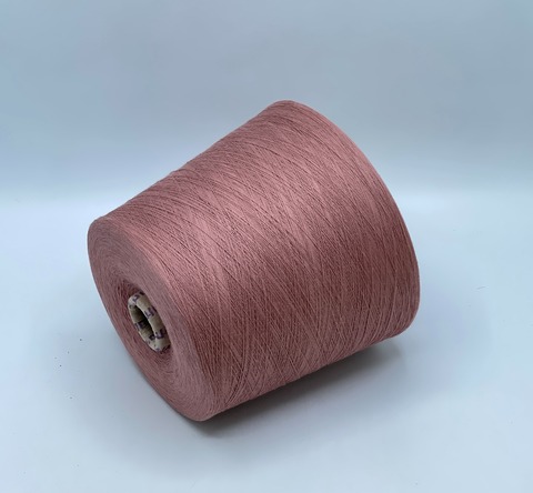 Бобинная пряжа,Cotton combed, 2540м. 100%Хлопок, Сухая роза(5031), 39210