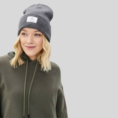 Шапка Alpha Industries Essential Beanie Medium Charcoal Heather (Серая)