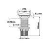 ISVEA Complementaries 38TP0169I Донный клапан для раковин, цвет бордовый матовый