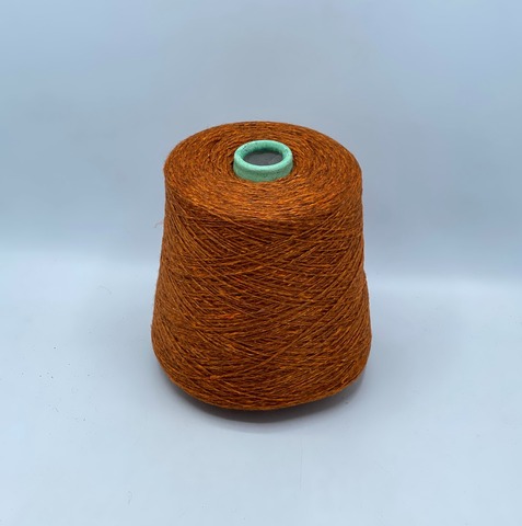 Filcom, Tibet tweed 2/11 550м. 50%Як, 50%Шелк,Тыква,твид(131), 42092