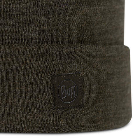 Картинка шапка-бини Buff Hat Wool Heavyweight Solid Bark - 4