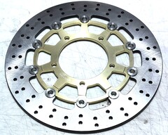 Диск тормозной передний на SUZUKI GSX R 600 / 750 06-07, GSX R 1000 05-08 г.в. gold