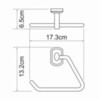 WasserKRAFT Oder K-3061 Полотенцедержатель, цвет: хром
