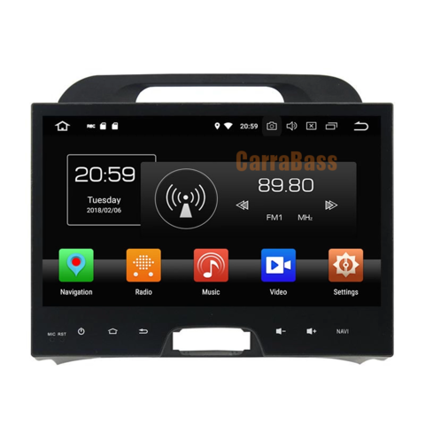 Магнитола Kia Sportage (2010-2015) Android 10 4/64GB IPS DSP модель KD-1075-PX5