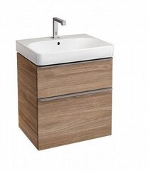 Geberit Smyle Square 500.229.01.1+500.352.JR.1 Раковина 60х48 см+ Шкафчик под раковину 60 см, высота 61.7 см, цвет 