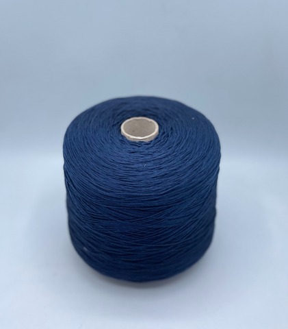 Бобинная пряжа (пр.Италия), art.Cotone, 350м/100 гр. 100%Хлопок, цвет-Вечернее небо , арт.34865