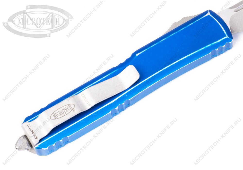 Нож Microtech Ultratech 121-10DBL Distressed Blue