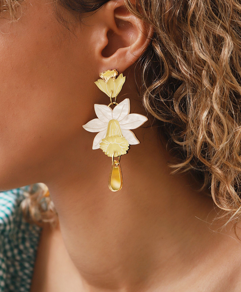 Серьги Daffodil Statement Earrings
