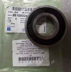 ПОДШИПНИК КПП ВТОР ВАЛА ЗАДНИЙ ШАРИКОВЫЙ NEXIA, LANOS, CHANCE, CRUZE, GENTRA, AVEO 1,4, LACETTI, ESP GM