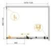 Cezares STYLUS-SOFT-AH-1-130/80-C-CR Душевой уголок, цвет: хром