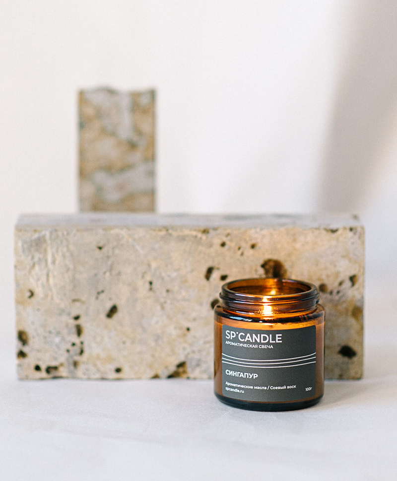 Свеча Сингапур 100г