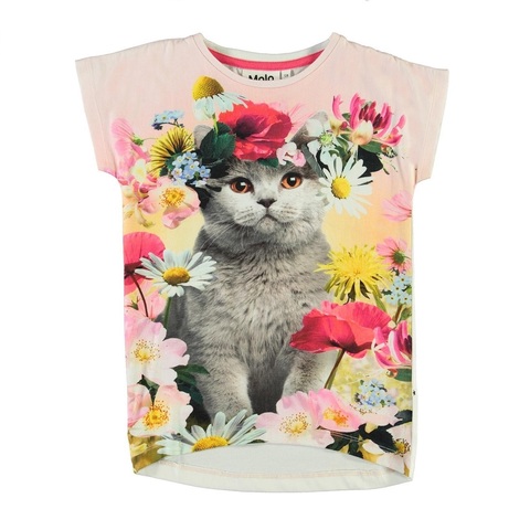 Футболка Molo Ragnhilde Flower Cat