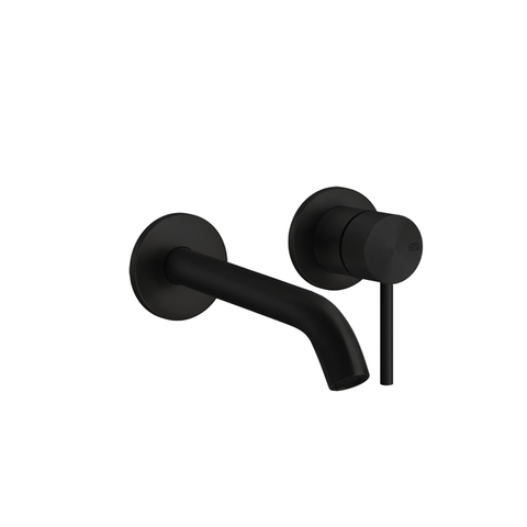 Gessi 316 54083#299 Встраиваемый смеситель с изливом 146-116мм (внешние части), цвет:Black XL