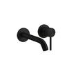 Gessi 316 54083#299 Встраиваемый смеситель с изливом 146-116мм (внешние части), цвет:Black XL