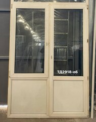 Дверь Пластиковая Б/У 2170(в) х 1530(ш) (Балконный Блок)