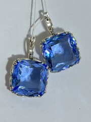 Ретро (серьги из серебра)