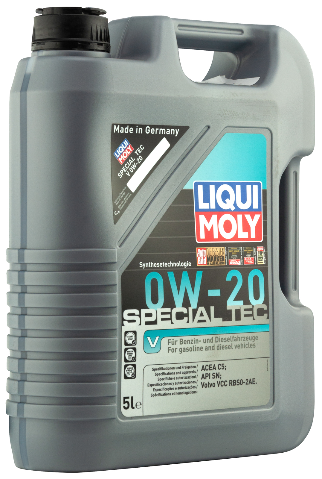 Моторное масло Liqui Moly Special Tec V 0W20 hc-синтетическое 5л